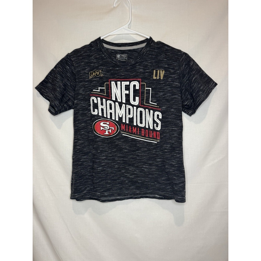 San Francisco 49ers NFC Champions Super Bowl LIV Youth Small T-Shirt